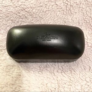 Coach Black Leather Glasses Sunglasses Case